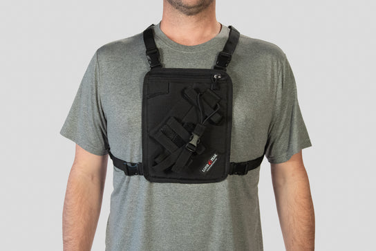 Lone Peak URH-100-01 Black Universal Radio Chest Harness