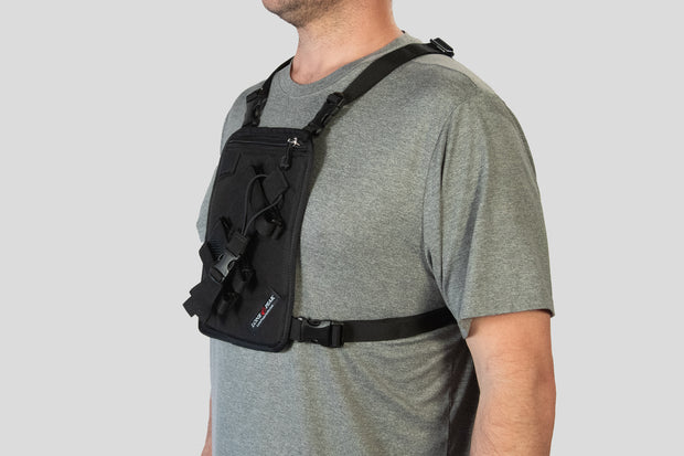 Lone Peak URH-100-01 Black Universal Radio Chest Harness