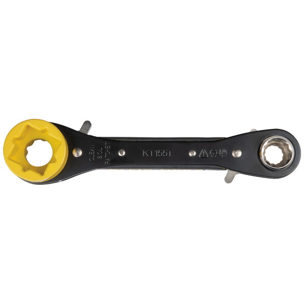 Klein KT155T 6-in-1 Lineman's Ratcheting Wrench