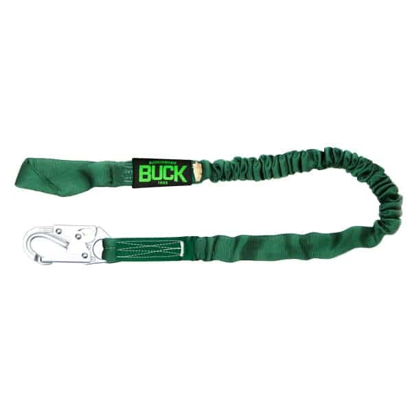 Buckingham 84V116S1 6' FR Buckyard™ Shock Absorbing Lanyard, Green