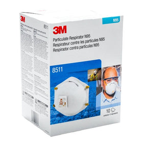 3M 8511 Cool Flow™ Valve Particulate Respirator, N95  (Box of 10)