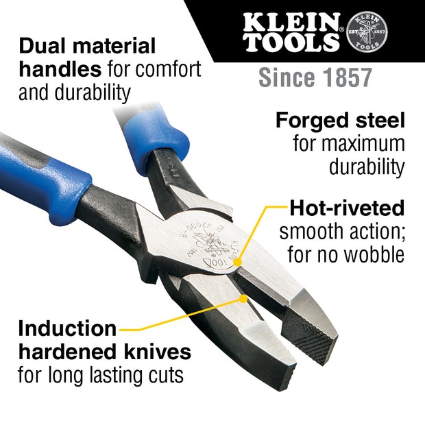 Klein J20008 Lineman's Pliers, 8-Inch