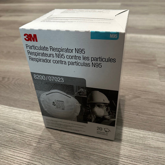 3M 8200 Particulate Respirator, N95 (Box of 20)