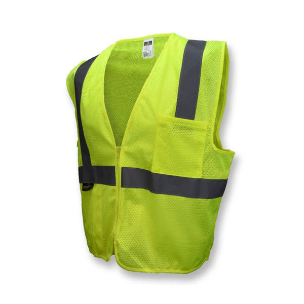 Radians SV2Z Economy Type R Hi-Vis Class 2 Mesh Safety Vest with Zipper