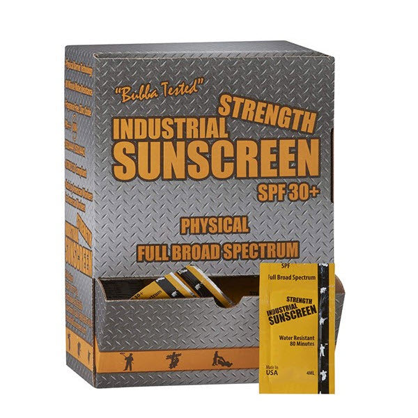 R&R ICSSF-30+FF-100 Industrial Strength Zinc Oxide SPF 36 Sunscreen, 4 ml. Foil Packs (Box of 100)