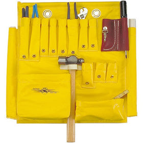 Estex 1829-DP Aerial Vinyl Tool Apron 10 Hand Tool Pockets & 2 Pouches