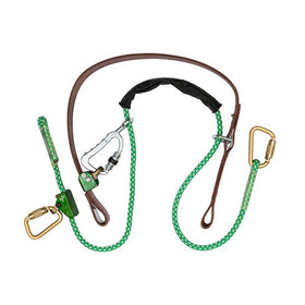 Buckingham 488RT Supersqueeze™ Wood Pole Fall Restraint System with Carabiner Rope Inner Strap (For Transmission)