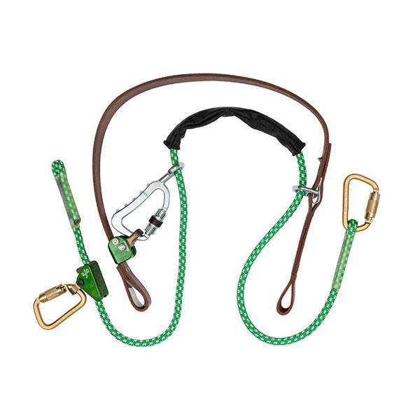 Buckingham 488RT Supersqueeze™ Wood Pole Fall Restraint System with Carabiner Rope Inner Strap (For Transmission)