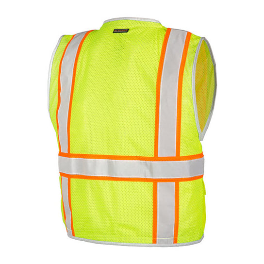 Kishigo 1510 Ultra-Cool 100% Polyester Mesh Vest, Lime