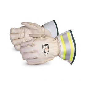 Superior Glove 365DLX2 Endura® Deluxe Kevlar-Lined Lineman Gloves with Reflective Cuffs