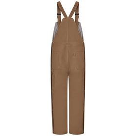 Bulwark BLN4BD Men's Heavyweight Excel FR ComforTouch® Deluxe Insulated Bib Overall, Brown Duck