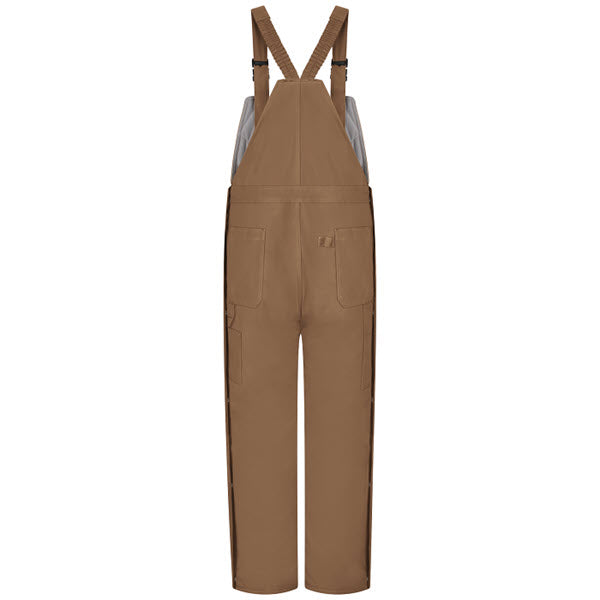 Bulwark BLN4BD Men's Heavyweight Excel FR ComforTouch® Deluxe Insulated Bib Overall, Brown Duck