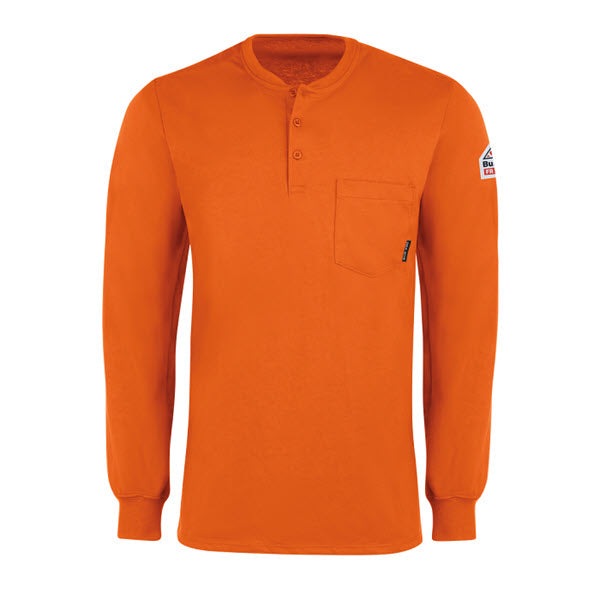 Bulwark SEL2 FR Long Sleeve Tagless Henley Shirt