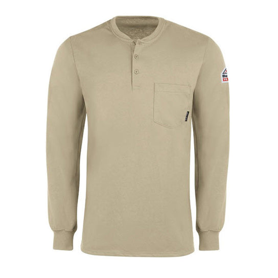 Bulwark SEL2 FR Long Sleeve Tagless Henley Shirt