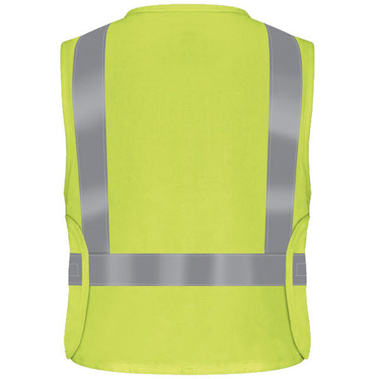 Bulwark VMV4HV Men's FR Hi-Visibility Safety Vest, Arc Rating ATPV 9 cal/cm2