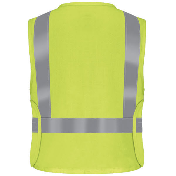 Bulwark VMV4HV Men's FR Hi-Visibility Safety Vest, Arc Rating ATPV 9 cal/cm2