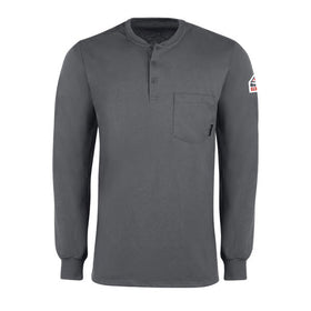 Bulwark SEL2 FR Long Sleeve Tagless Henley Shirt