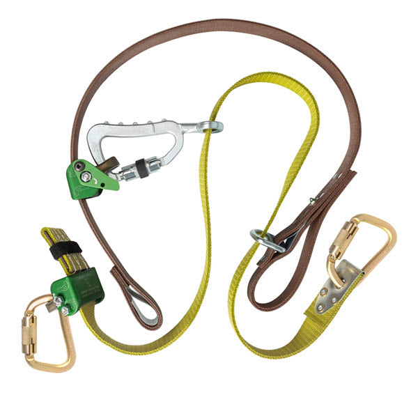 Buckingham 490TW2 EZ Squeeze™ Wood Pole Fall Restraint System w/ Carabiner Woven Inner Strap ( For Transmission)